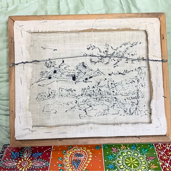 70s Farmhouse Embroidery Set of 2 - Picture 8 of 11